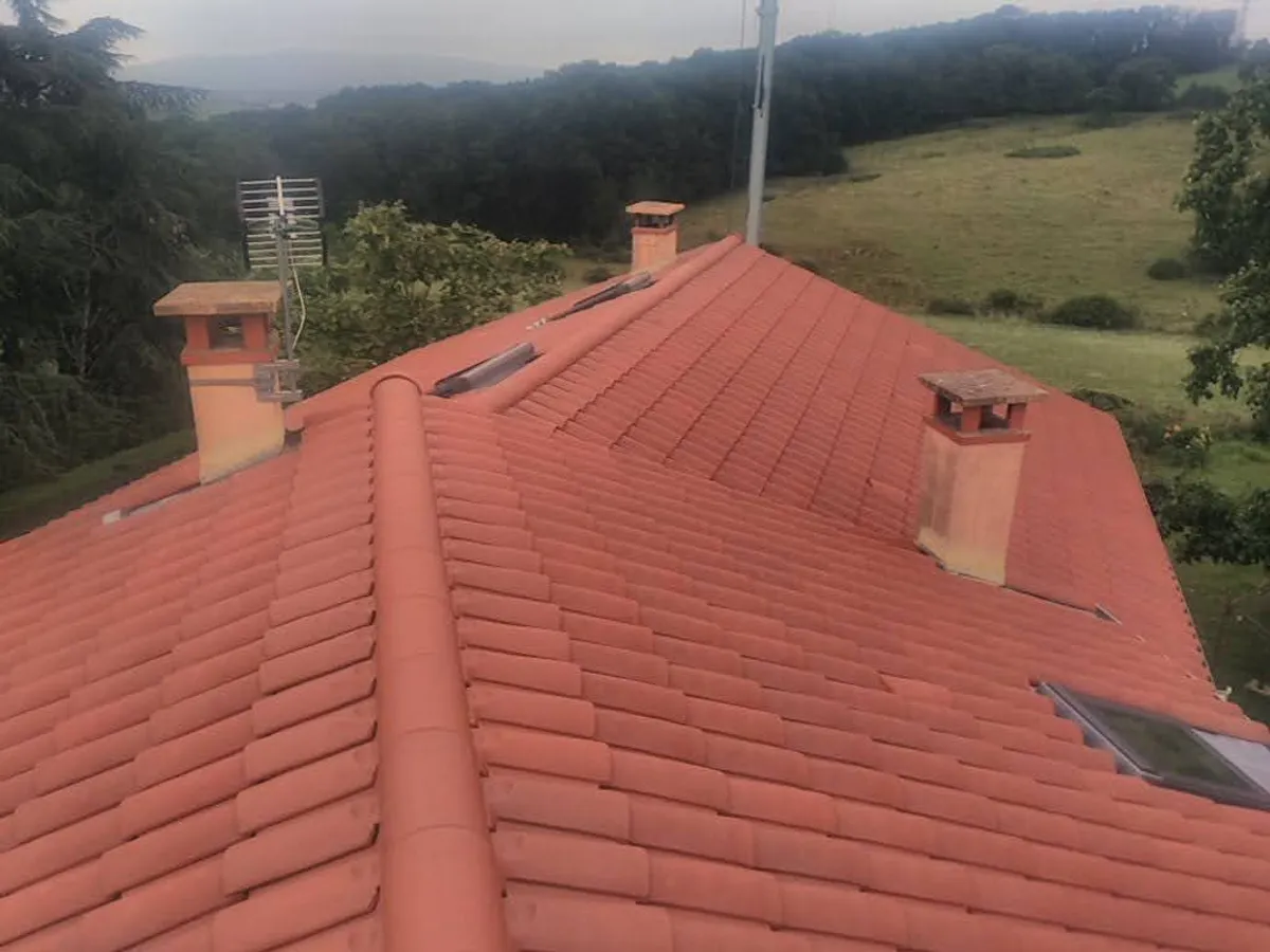 Chantier KUBETOIT : Couverture tuile terre cuite - Fleurieux-sur-l'Arbresle